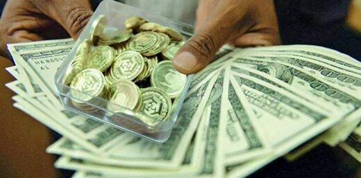 طلای ۱۸ عیار نرخ ارز دلار سکه طلا ۱۸ اسفند