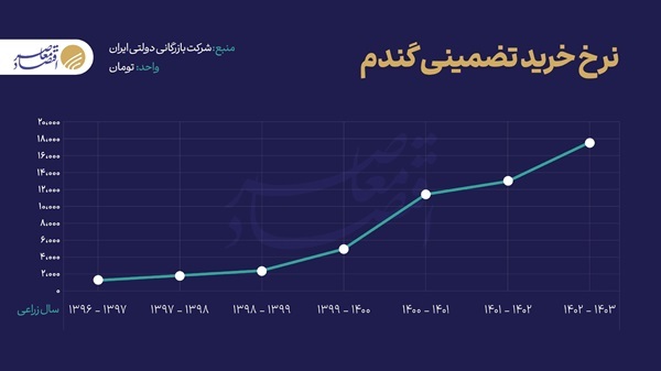 تولید گندم در آستانه خودکفایی/ رشد ۱۷ درصدی خرید تولید گندم در آستانه خودکفایی/ رشد ۱۷ درصدی خرید
