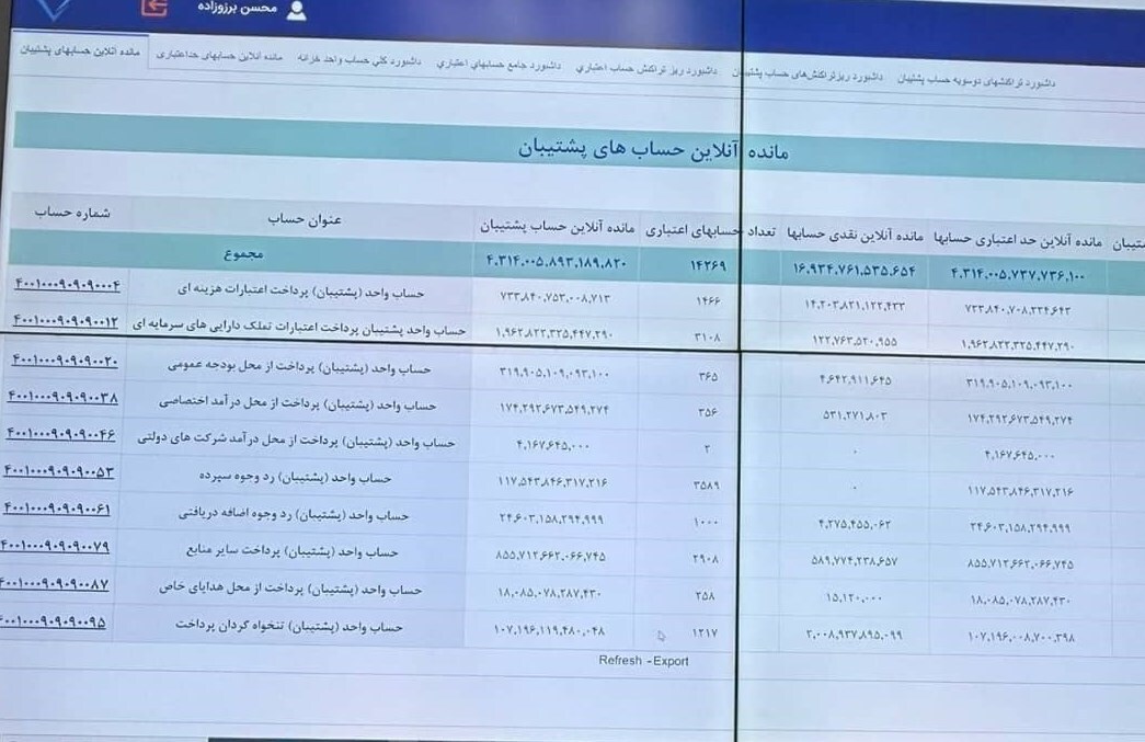 وزارت اقتصاد: یک ریال وجه نقد رسوبی در حساب دستگاهها نیست وزارت اقتصاد: یک ریال وجه نقد رسوبی در حساب دستگاهها نیست