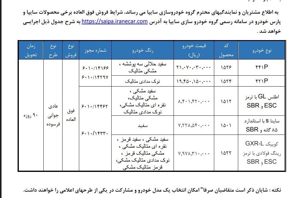 سایت سایپا