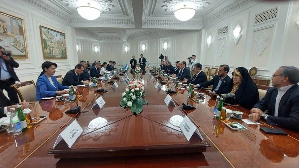 آمادگی ایران برای افزایش تعاملات اقتصادی با ازبکستان تا ۵ میلیارد دلار