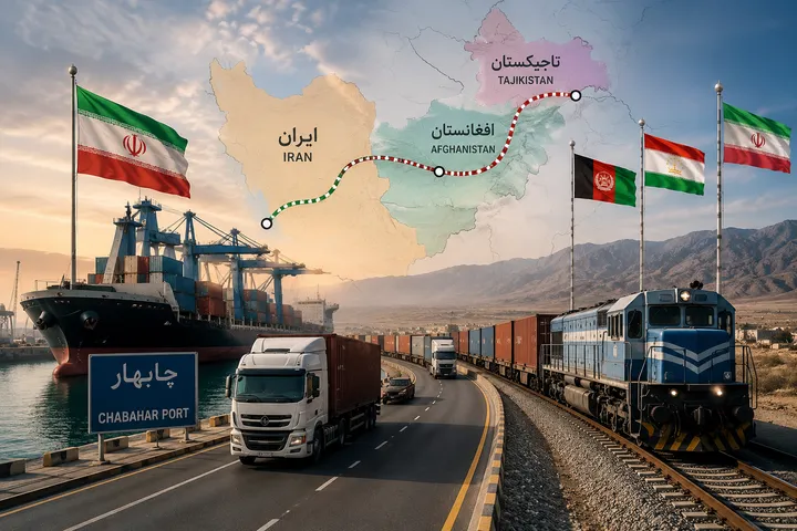 ایران با کریدور سه‌جانبه، چابهار را به قلب آسیای مرکزی وصل می‌کند 