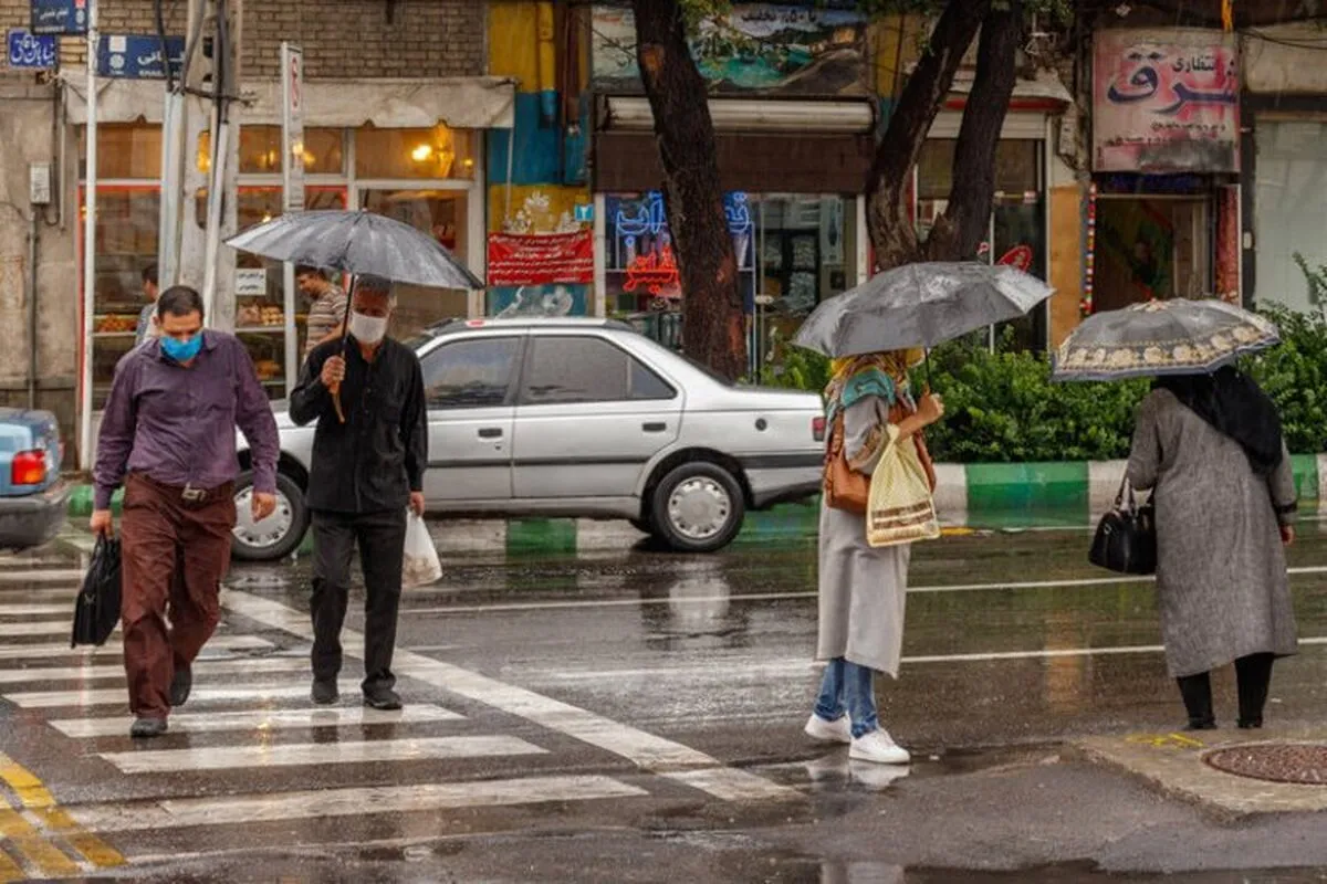 فردا؛ رگبار باران و رعدوبرق در شهر‌های شمالی کشور