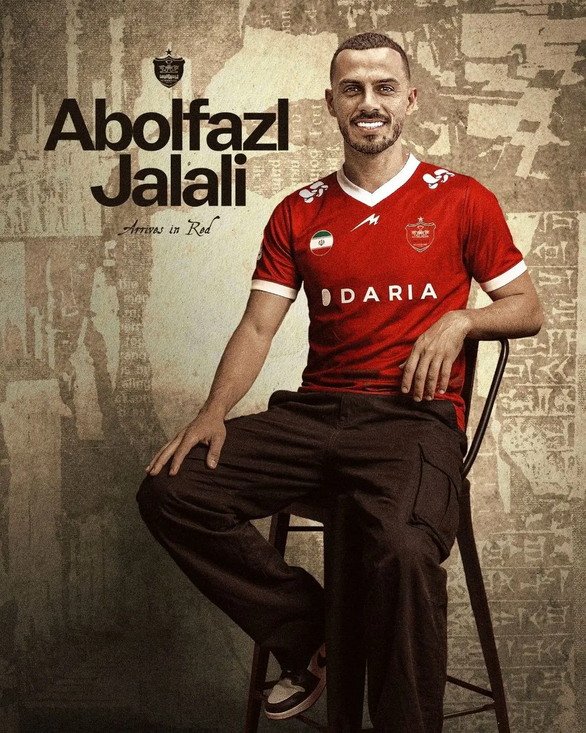 ابوالفضل جلالی به پرسپولیس پیوست ابوالفضل جلالی به پرسپولیس پیوست