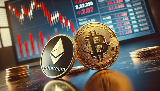 کاهش جزئی بیت&zwnj;کوین و اتریوم در بازار کریپتو