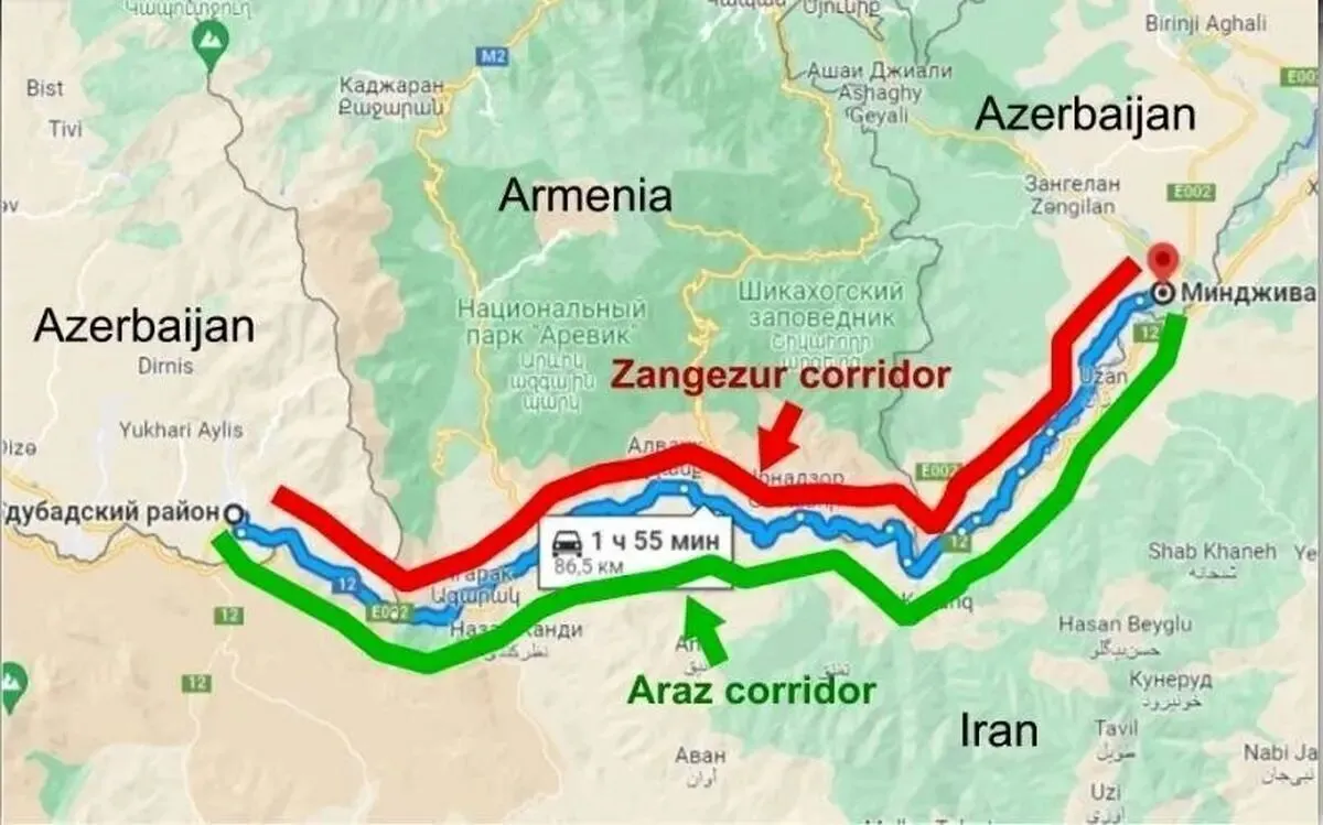 رمزگشایی از ارتباط جنگ اوکراین و کریدور زنگزور