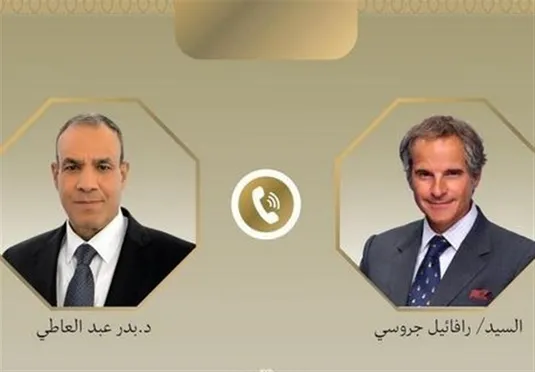 رایزنی گروسی با وزیر خارجه مصر درباره مذاکرات ایران و آمریکا