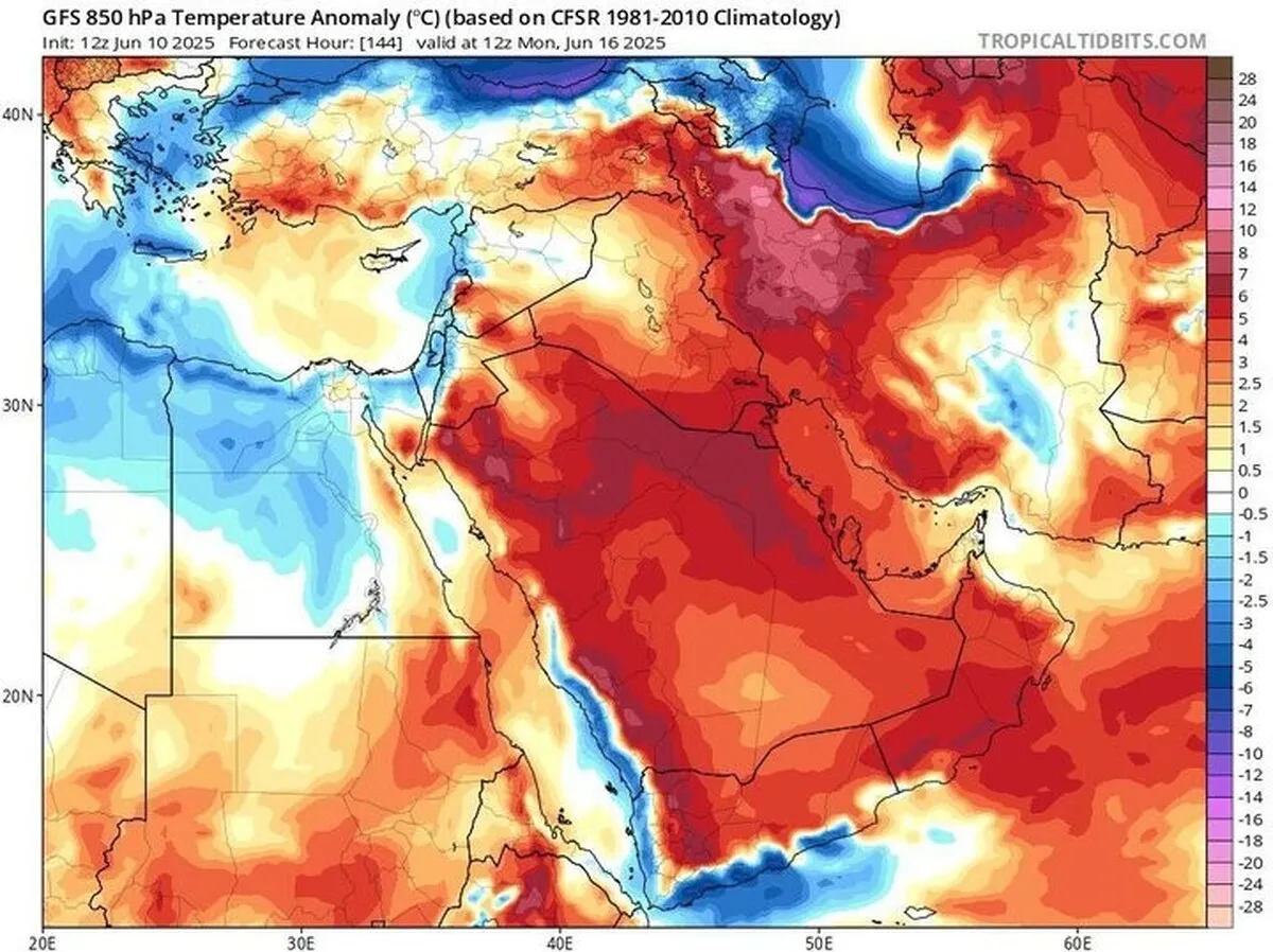 هواشناسی ایران ۲۲ خرداد؛ آغاز موج جدید گرمای شدید از امروز