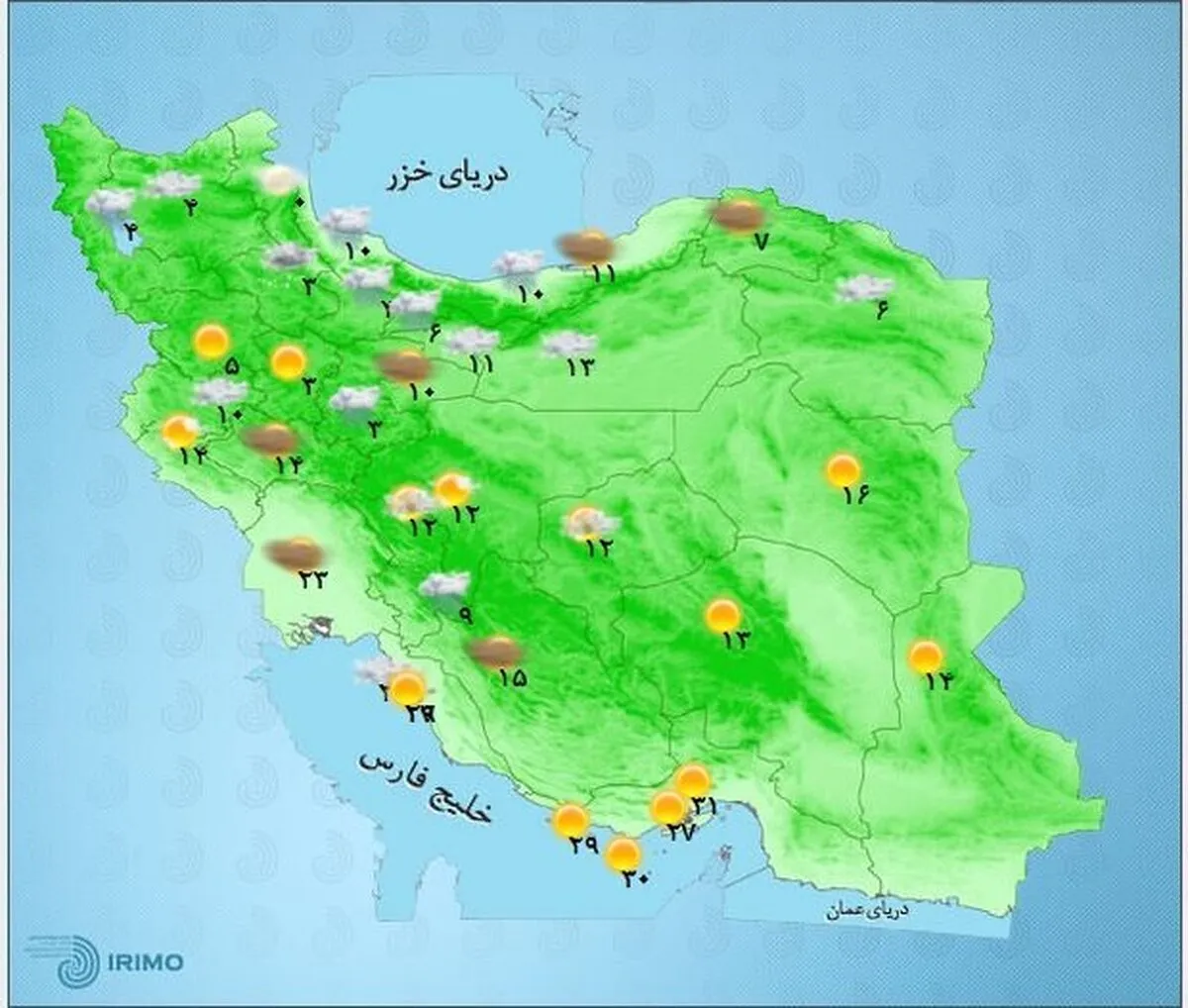 ورود موج بارشی جدید به کشور از هفته آینده