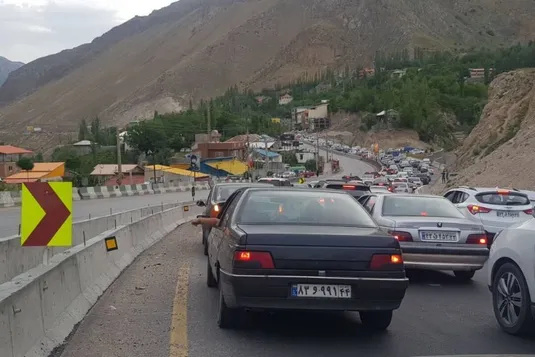 ترافیک در جاده&zwnj;های شمال فوق سنگین شد