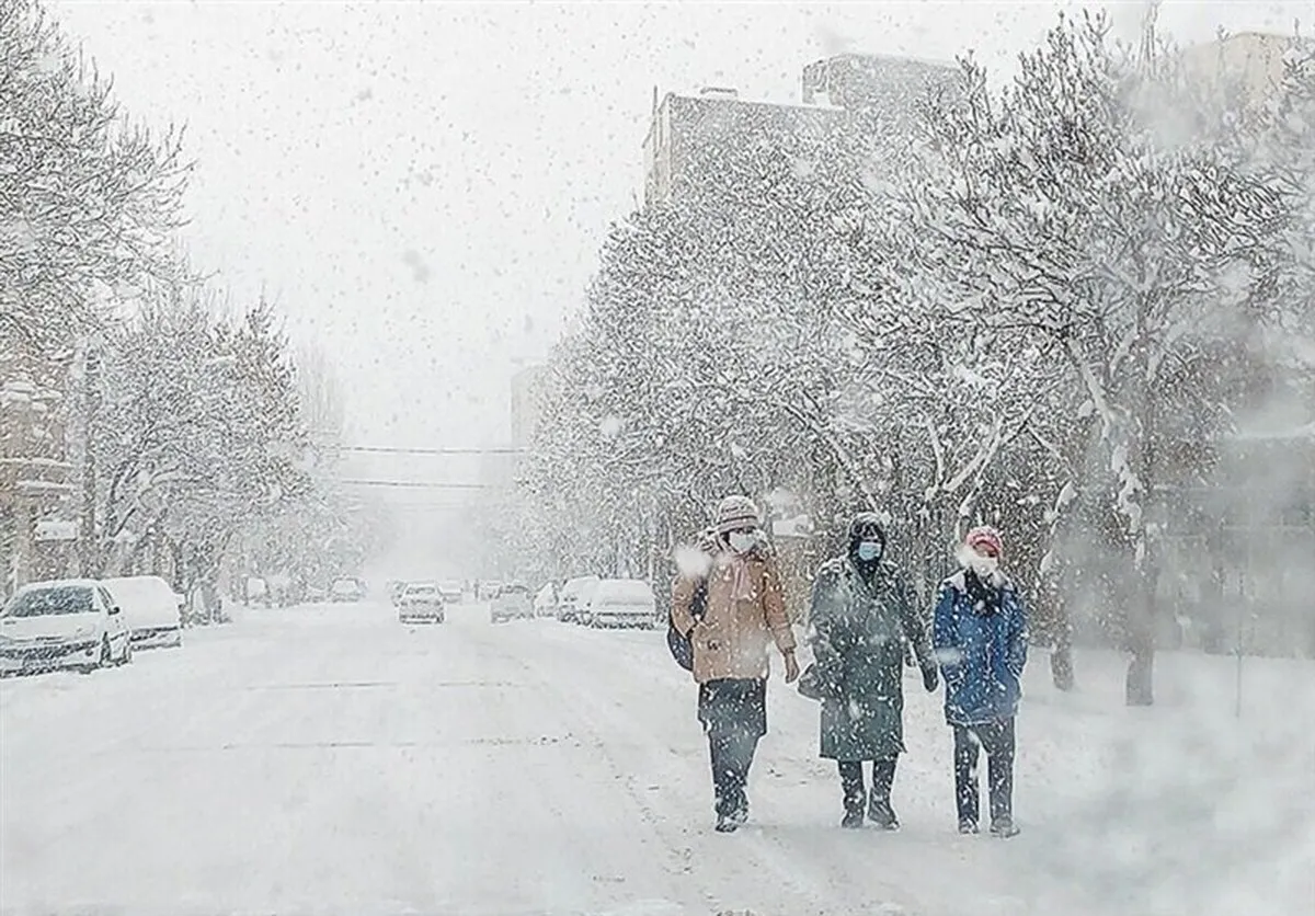 گزارش هواشناسی ۲۸ بهمن ۱۴۰۳/باران و برف در ۱۳ استان