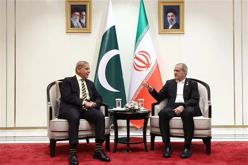 پزشکیان و شهباز شریف