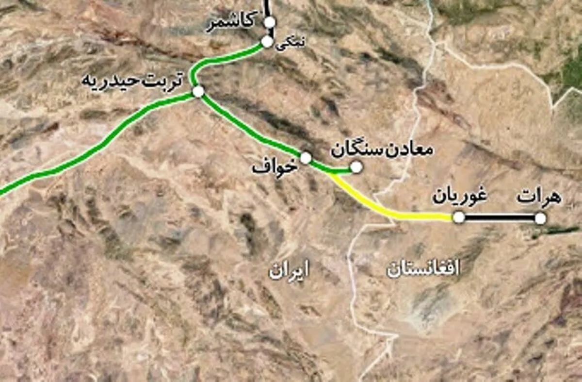 صادرات نخستین محموله گازوئیل ایران به افغانستان از راه‌آهن خواف–هرات