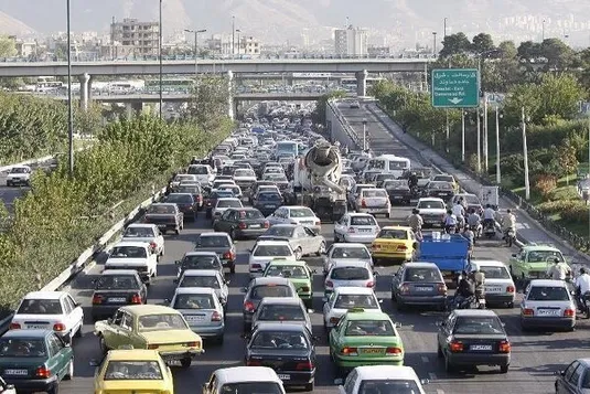 وضعیت ترافیک و تردد در معابر و بزرگراه&zwnj;های پایتخت
