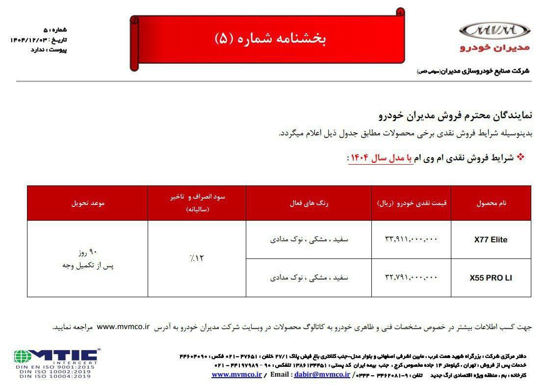 جزییات بخشنامه جدید ثبت نام مدیران خودرو اسفند 1404 سایت ثبت نام مدیران خودرو
