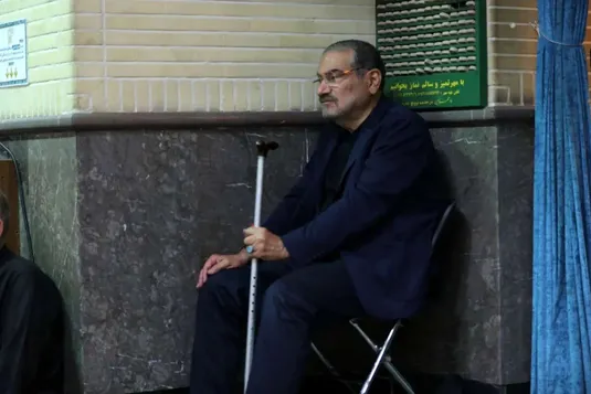 حضور علی شمخانی در جمع عزاداران عاشورای حسینی + فیلم