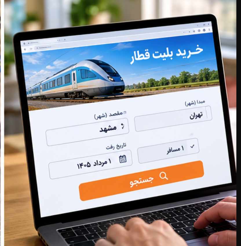 پیش فروش بلیت قطار مرداد ۱۴۰۵