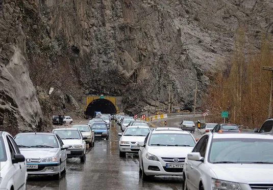 جاده کندوان از سمت چالوس به کرج باز شد