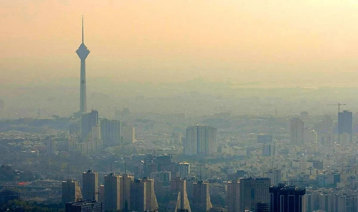 وضعیت هوای تهران قرمز است